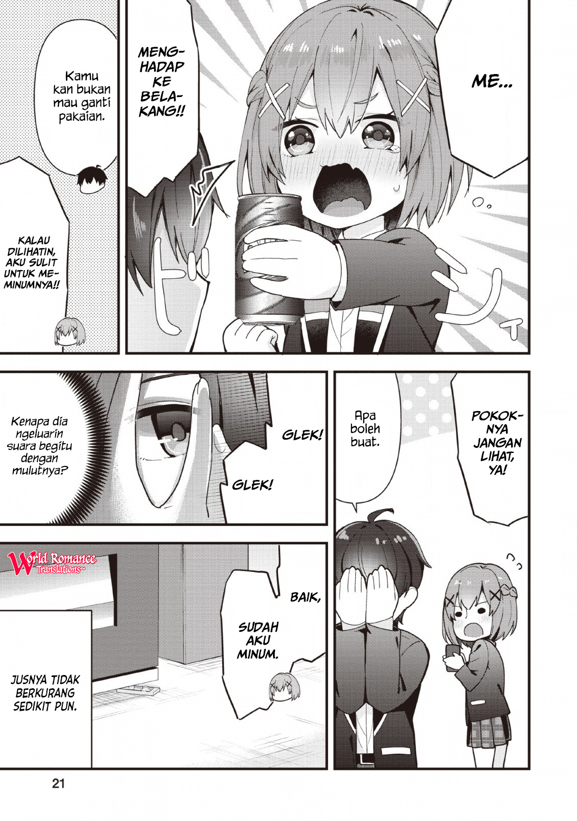 The Cute Girl Sitting Next to Me Is Trying to Make Me Fall in Love With Her as a Way to Ridicule Me, but the Tables Were Turned on Her Before She Knew It Chapter 01 Gambar 21